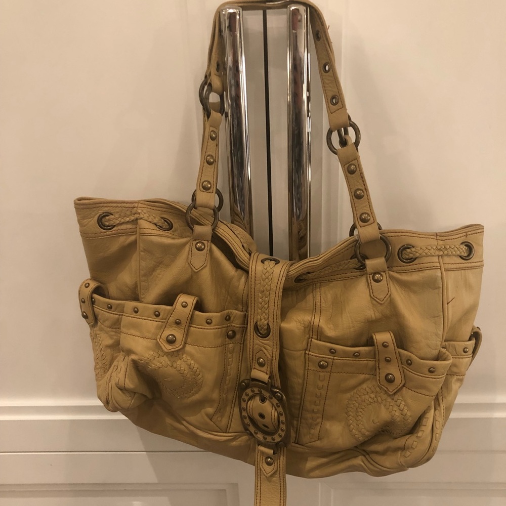 Betsy Johnson leather tote